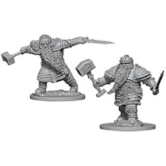 Nolzur's Marvelous Unpainted Miniatures - Dwarf Fighter (Male)